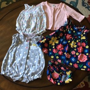 Babygirl bundle Carter’s and Old Navy.